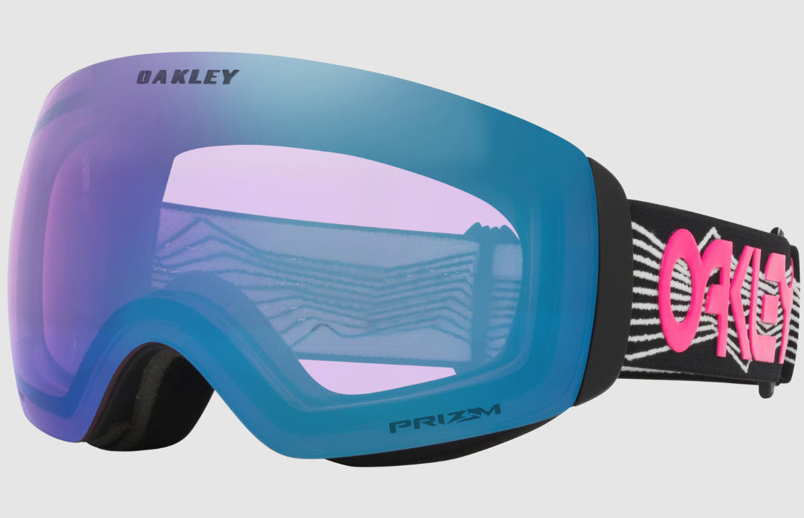 Oakley Flight Deck M Snow Goggles Black Iced Iridium