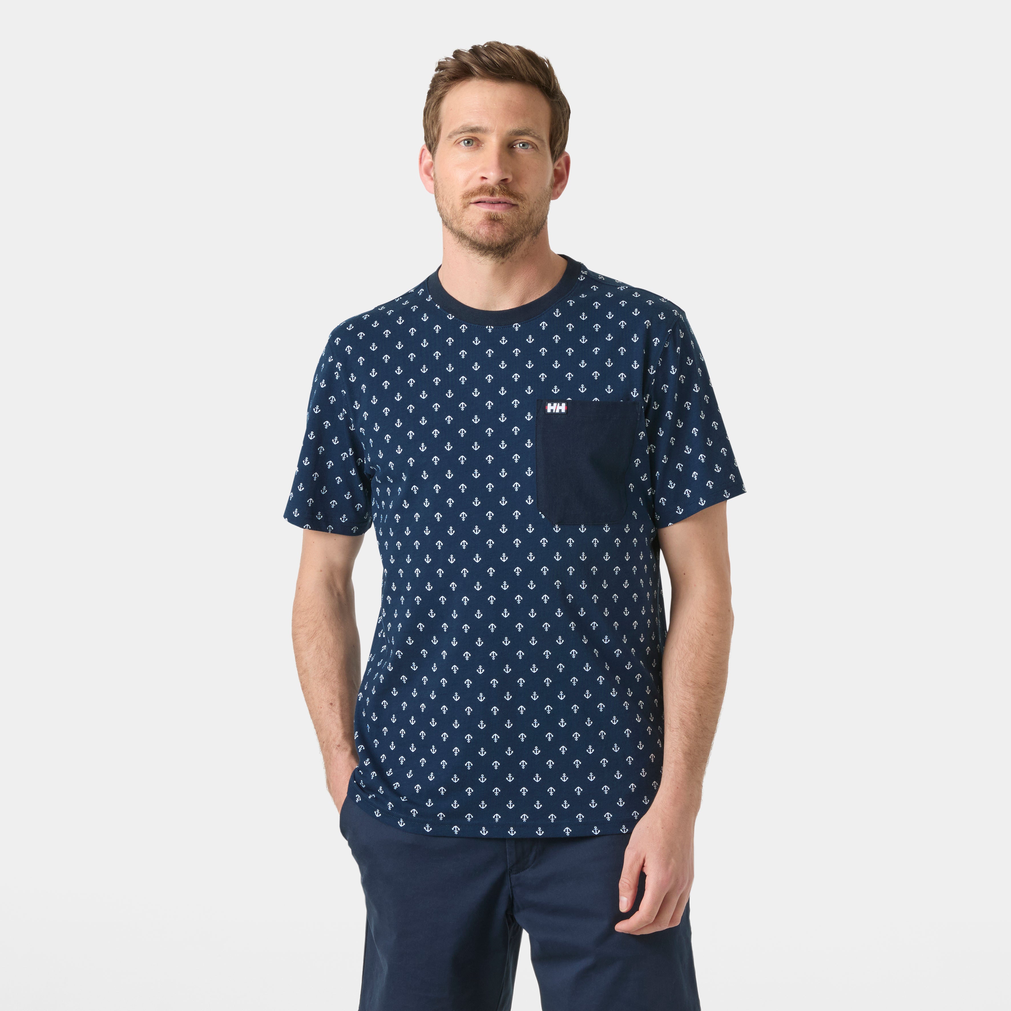 Helly Hansen Hudson T-Shirt Navy AOP | XSports