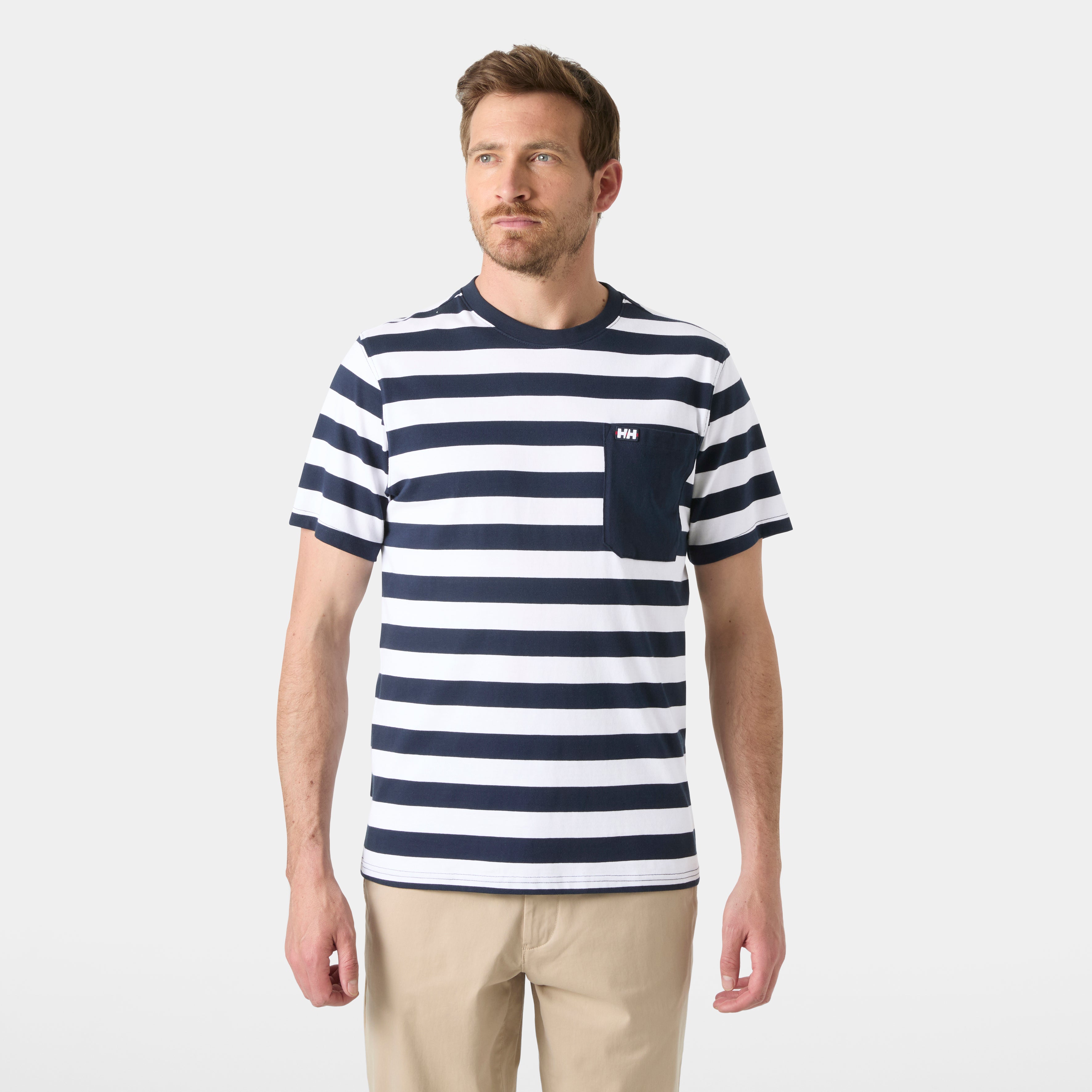 Helly Hansen Hudson T-Shirt Navy Stripe | XSports