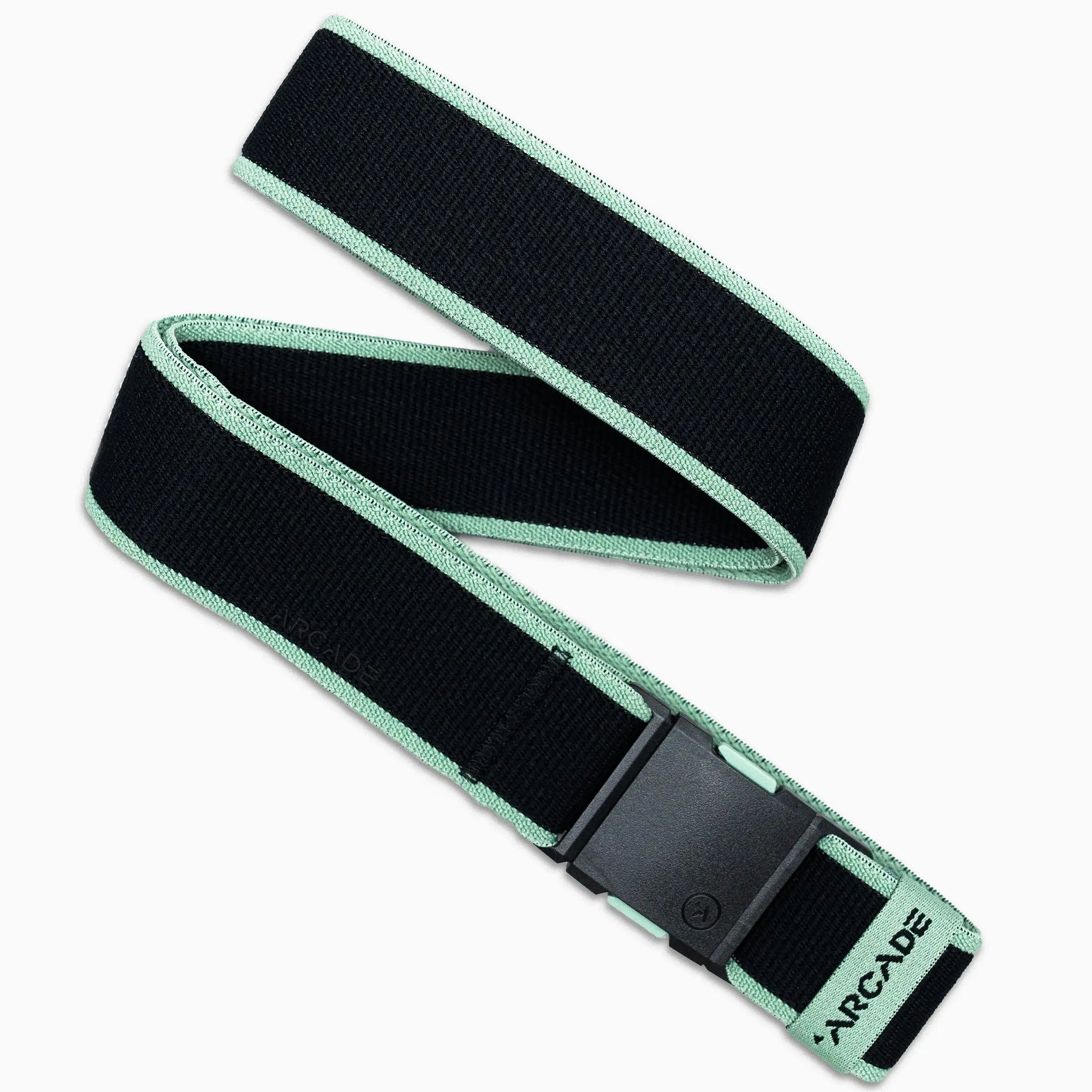 Black and green belt with a visible brand name on a white background | XSports