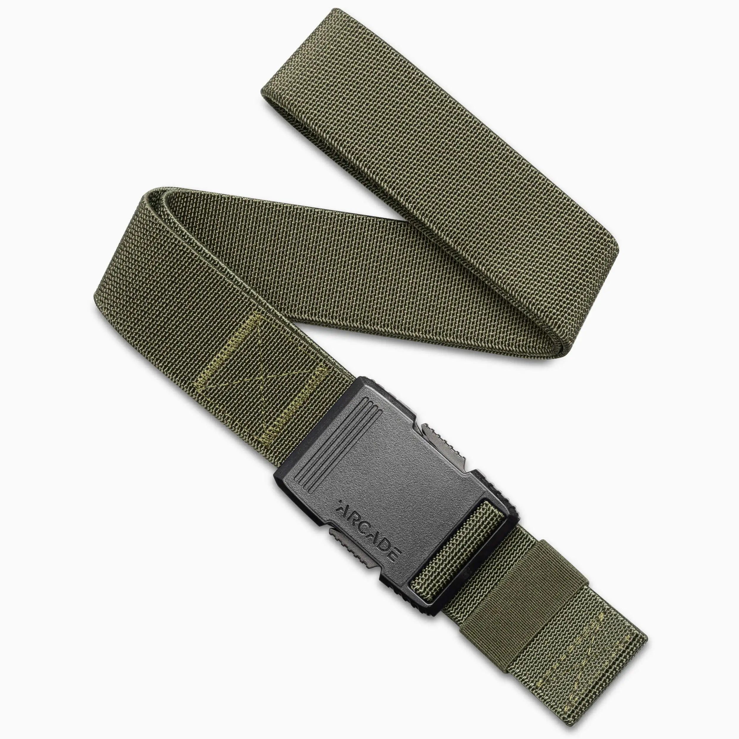 Green belt with a black buckle on a white background | XSports