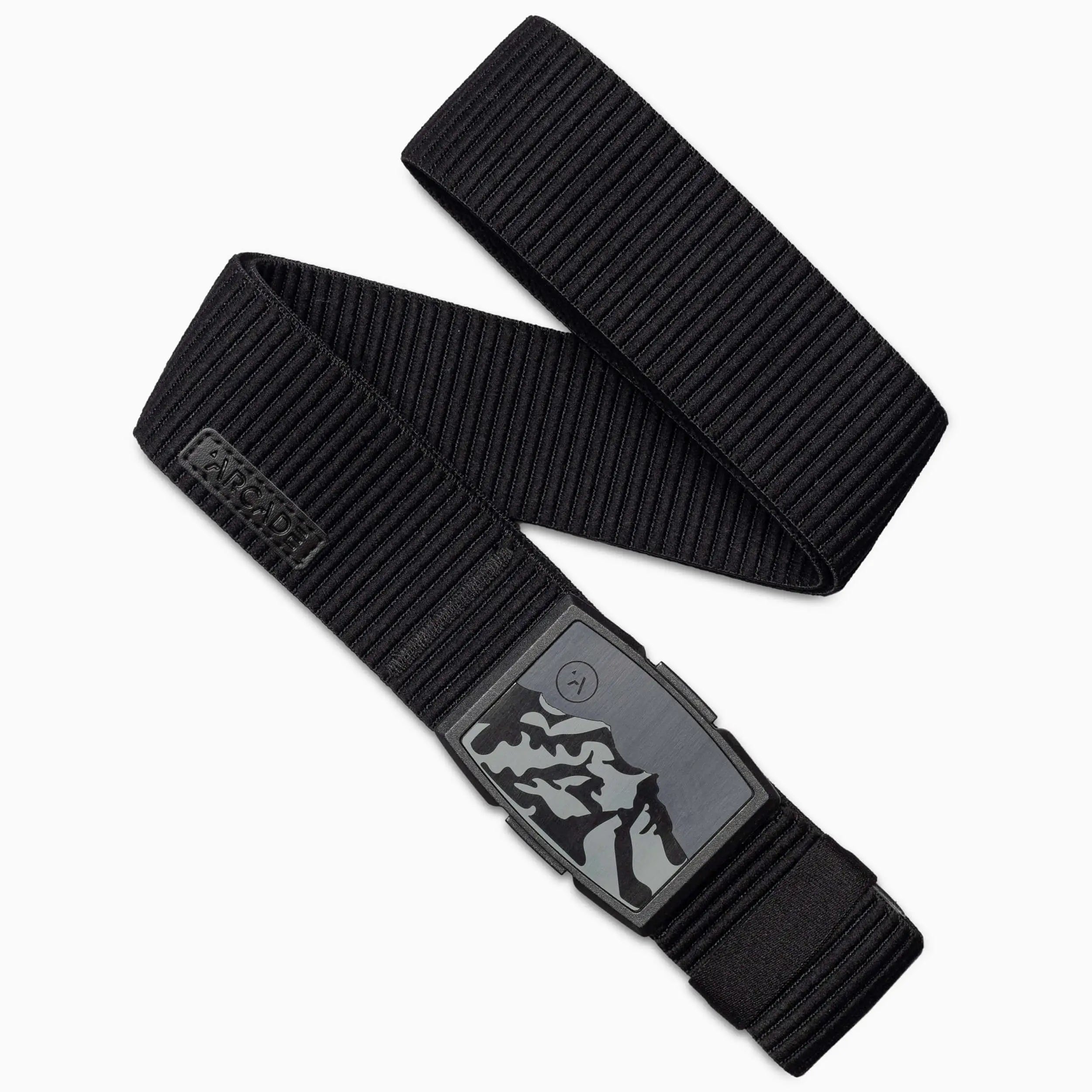Black belt with a metallic buckle on a white background | XSports
